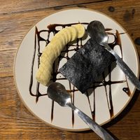 Chocolate Brownie with Banana... at Asa Vegan Kitchen and Studio in Chiang Mai