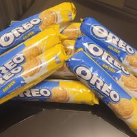 Golden Oreos 😂 I took them back home, because we don't have them in Oz anymore at Mega Image - General Gheorghe Magheru in Bucharest