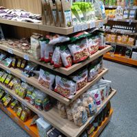 Soy tsp, noodles, nuts at Mega Image - General Gheorghe Magheru in Bucharest