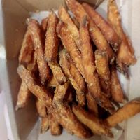 Sweet potato fries at Munchies Tha Phae Gate in Chiang Mai