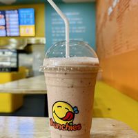 Strawberry milkshake (125 THB)  at Munchies Tha Phae Gate in Chiang Mai