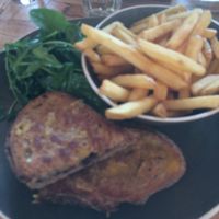 Cheese toastie   at Rise in Bridport