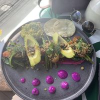 Vegan breakfast board   at Neon Palms in Seminyak