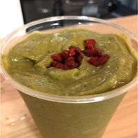 Kale smoothy  at Urban Roots Kitchen in Saratoga Springs