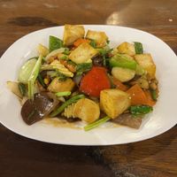 Cashew nuts with tofu  at Mangrove in Krabi