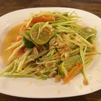 Papaya salad  at Mangrove in Krabi