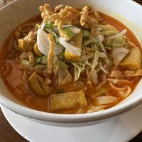 Kao soi with tofu  at Mangrove in Krabi