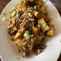 Tofu with garlic  at Mangrove in Krabi