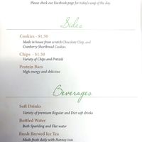 Menu at Bmuse in Wallingford