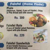 menu at Flying Spirit Organic Kitchen in Pokhara