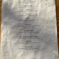 Menu  at Eish & Malh in Cairo