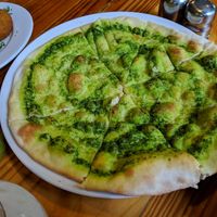 Focaccia verdr at Eish & Malh in Cairo