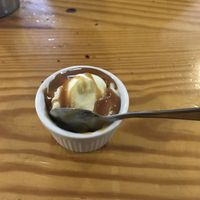 Salted caramel ice cream at Eish & Malh in Cairo