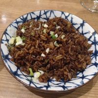 baked rice with oolong tee at 127 Taipei Bar in Madrid