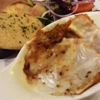 Lentil and butternut lasagne.  at Hilton Brook in Derby