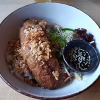 Pho Tron Chay vom Mittagsmenü. Hier finde ich es sehr gut, dass die Soße separat ist :) at Saigon in Jena