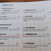 Neue Karte 2025 at Saigon in Jena