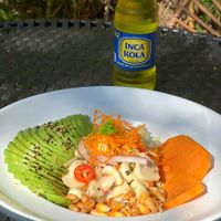 BEST CEVICHE EVER! at Lima-Cocina Peruana in San Miguel De Allende