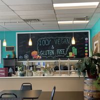 Everything is VEGAN ORGANIC & GLUTEN FREEEEEEEE at Plantz Cafe in Dracut