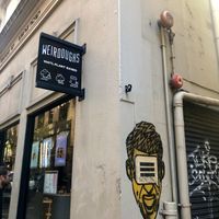 Outside at Weirdoughs in Melbourne