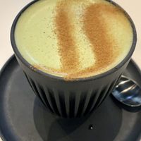 Matcha oat mylk at Weirdoughs in Melbourne