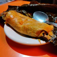 Nopal flavor tamal at Gold Taco - Roma Norte in Mexico City
