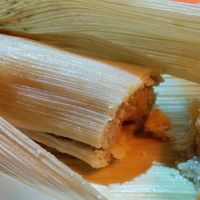 Guava tamal. Super tasty! at Gold Taco - Roma Norte in Mexico City