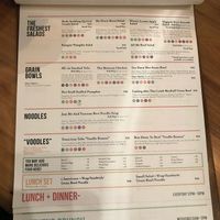Lunch options at Tribe Organic - Solana Center in Beijing