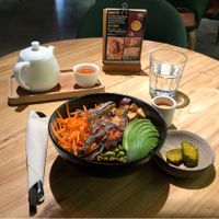 The All-In Smoked Tofu Bowl.  at Tribe Organic - Solana Center in Beijing