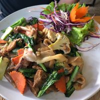 Pad see ew  at Taste from Heaven in Chiang Mai