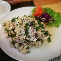 Mushroom Larb - sour salad at Taste from Heaven in Chiang Mai