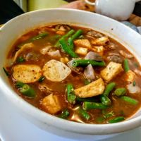 Tom Yum soup at Taste from Heaven in Chiang Mai
