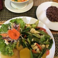 Stir fried veggies  at Taste from Heaven in Chiang Mai