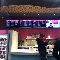 Ice cream counter at Bona Bona in Port Chester
