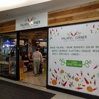 Capitol side at Falafel Corner in Cardiff