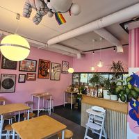 Interesting decorations at Vegan Ramen Shop - Mokotów in Warsaw