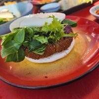 Bao burger at Wok Inn in Blackpool