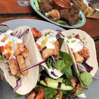 Good size portions, outdoor seating v nice  at The Oakwood in Glossop