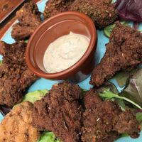 Broccoli wings at The Oakwood in Glossop