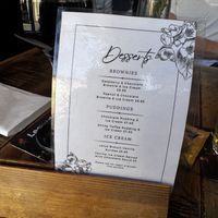 Vegan brownie + sundae available   at The Oakwood in Glossop