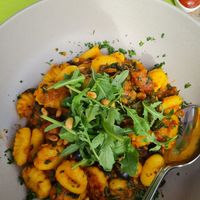 Vegan gnocchi at Cafe & Restaurant Kennidi in Salzburg