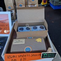 Gift boxes at Ginger Jones in Cardiff