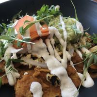 Pictured here are the vegan chilaquiles  at Althea in Chicago