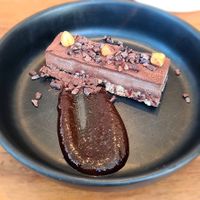 Chocolate cake (alcohol in the spread) at Althea in Chicago