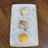 Vegan gelato trio at Althea in Chicago