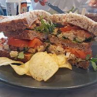 Vegan egg salad sandwich #Veganuary at Anne&Max in Leiden