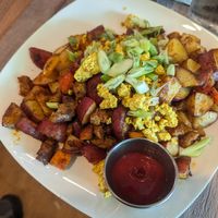 Vegan heavenly hash at Honey B's in Frankenmuth