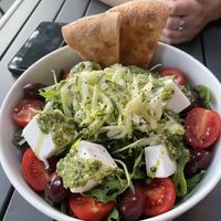 veganer Feta-Salat  at Pizza Mono in Darmstadt