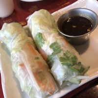 Spring rolls with tofu at Oryza in Iowa City