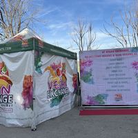   at Vegan Exchange Weekly Market in North Hollywood